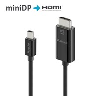PureLink iSeries IS2101-015 aktywny kabel mini DisplayPort/HDMI 4K 18Gbps 1,5m czarny