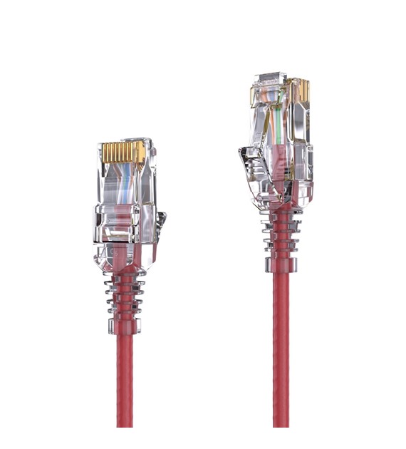 PureLink MC1505-030 kabel Cat.6 Patchcord SLIM UTP 0,3m czerwony