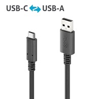 PureLink Purelnstall PI6100-005 kabel USB-C/ USB-A 0,5m