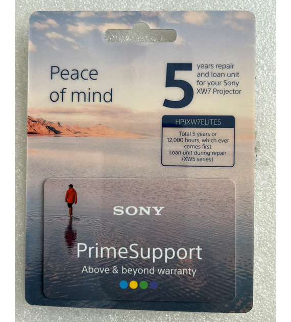 Sony PSP.VPLXW7.EC.5 pakiet przedłużający gwarancję do 5 lat do projektora Sony VPL-XW7000ES