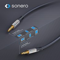 PureLink Sonero SAC500-001 kabel mini Jack 1,0m