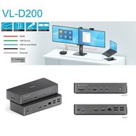 PureLink Vuelogic VL-D200 stacja dokująca USB-C z głośnikiem 10 w 1