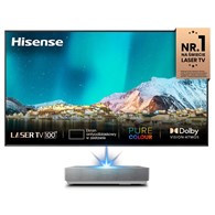 Hisense 100L5HD 4K Smart Laser TV projektor z ekranem ramowym ALR o przekątnej 100'' zestaw