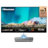 Hisense 100L5HD 4K Smart Laser TV projektor z ekranem ramowym ALR o przekątnej 100'' zestaw