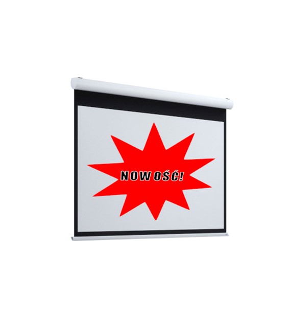 Adeo Screen 2400-RUGBYPLUS-1.78-VWH-B05, 16:9, pow. robocza 240x134,8 cm, VisionWhite, czarne ramki 5 cm, ekran elektryczny