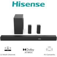 Hisense AX5100Q 540W Dolby Atmos 5.1-kanałowy soundbar system