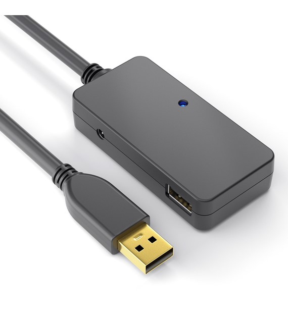 PureLink DS2200-120 aktywny kabel przedłużający USB v2.0 z hubem 4xUSB-A 12,0m