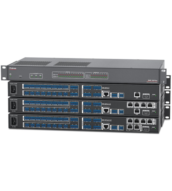 Extron DMP 128 C AT 60-1512-10 AudioMatrix 12x8 ProDSP Processor w/AEC i Dante