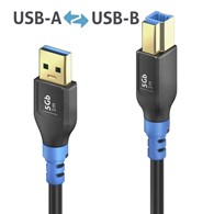 Purelink FlexInstall FIU300-003 elastyczny kabel USB 3.2 (Gen1x1) USB-A/USB-B 2A/5V/10W 5Gbps 0,3m