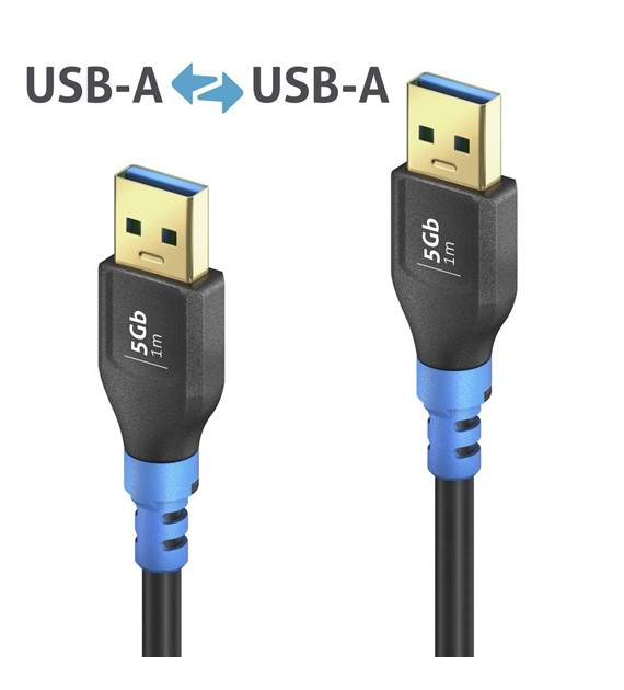 Purelink FlexInstall FIU310-003 elastyczny kabel USB 3.2 (Gen1x1) USB-A/USB-A 3A/5V/15W 5Gbps 0,3m