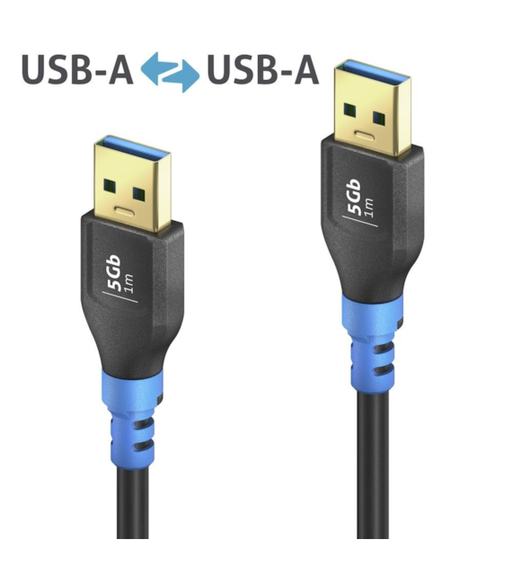 Purelink FlexInstall FIU310-010 elastyczny kabel USB 3.2 (Gen1x1) USB-A/USB-A 3A/5V/15W 5Gbps 1,0m