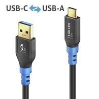 Purelink FlexInstall FIU320-003 elastyczny kabel USB 3.2 (Gen1x1) USB-C/USB-A 3A/5V/15W 5Gbps 0,3m