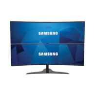 Peerless-AV FS-MIS38426 stojak na biurko dla dwóch monitorów 43-49 