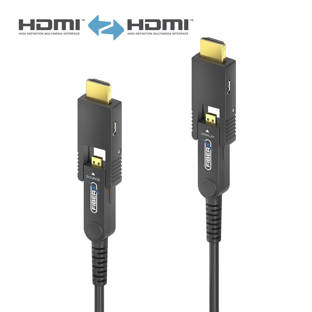 PureLink FiberX FXI352-010 kabel światłowodowy z rozłączaną wtyczką HDMI / Micro HDMI 4K 18Gbps 10,0m