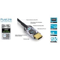 PureLink FXI380-005 FiberX kabel światłowodowy HDMI 2.1 eARC 8K 48Gbps 5,0m