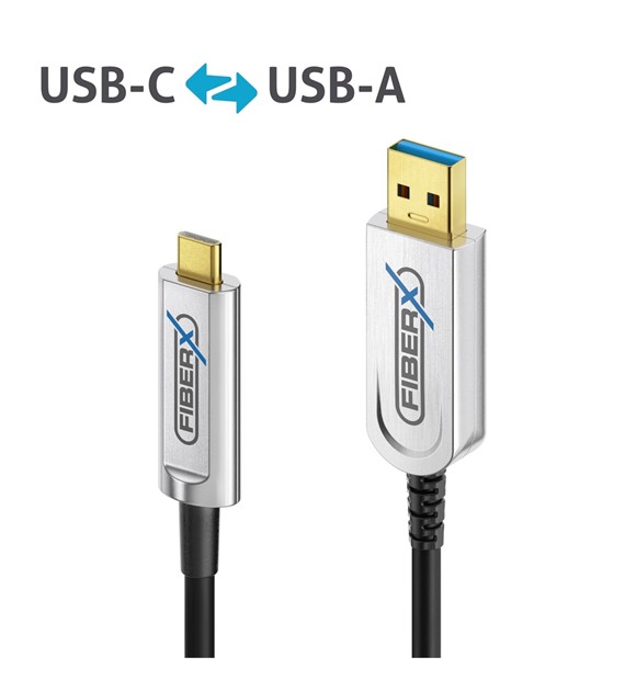 PureLink FiberX FXI530-020 kabel światłowodowy USB C 3.2 / USB-A 10Gbps 20,0m