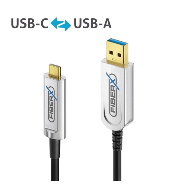PureLink FiberX FXI530-020 kabel światłowodowy USB C 3.2 / USB-A 10Gbps 20,0m