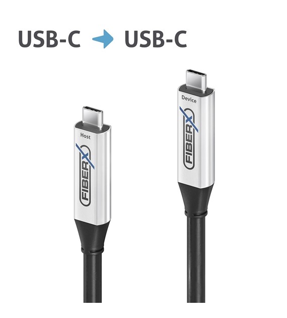 PureLink FiberX FXI600-003 kabel światłowodowy USB 3.2 (Gen 1), USB-C/USB-C 20V/3A/60W 5Gbps 3,0m