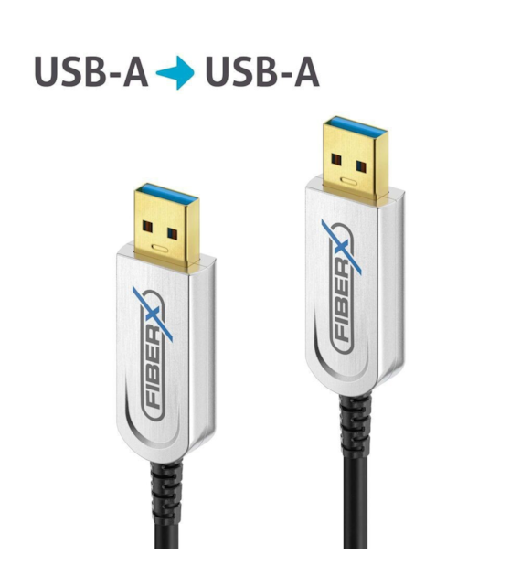 PureLink FiberX FXI640-015 kabel światłowodowy USB 3.2 (Gen 2x1), USB-A USB-A 10Gbps 15,0m