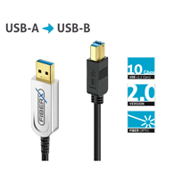 PureLink FiberX FXI645-003 kabel światłowodowy USB 3.2 (Gen 2x1) USB-A USB-B 10Gbps 3,0m