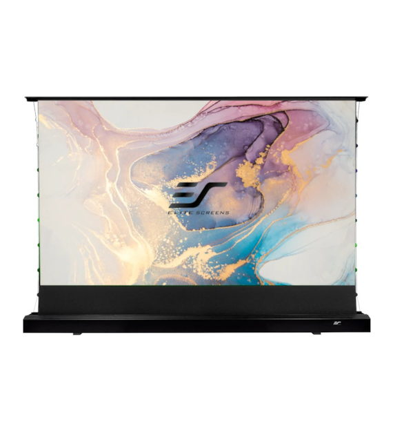 Elite Screens Kestrel FTE100UH3-CLR5 CLR5, pow. robocza 222x125cm, 16:9, czarna kaseta ekran eletryczny z napinaczami rozwijany od dołu