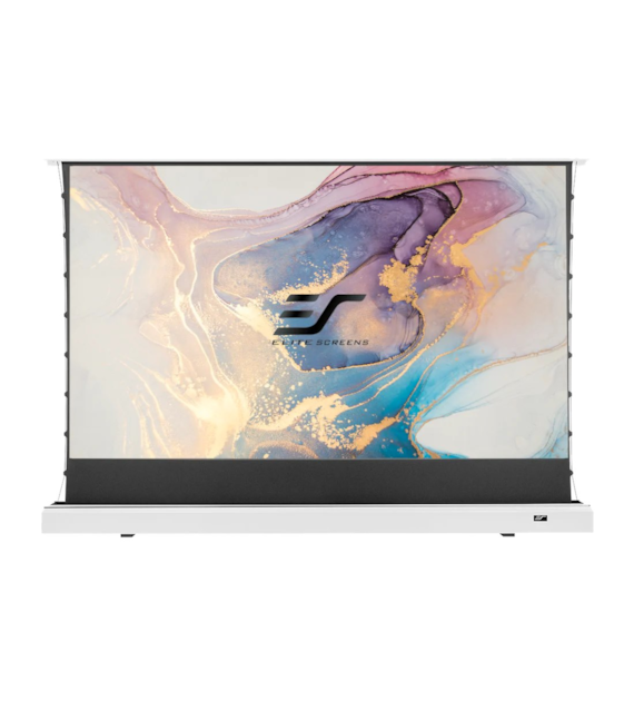 Elite Screens Kestrel FTE135XH2-C4D CineGrey 4D, pow. robocza 299x168cm, 16:9, biała kaseta ekran eletryczny z napinaczami rozwijany od dołu