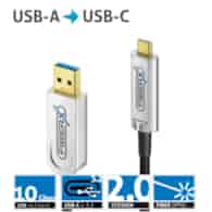 PureLink FiberX FXI630-040 kabel światłowodowy USB 3.2 (Gen 2x1), USB-A USB-C 10Gbps 40,0m