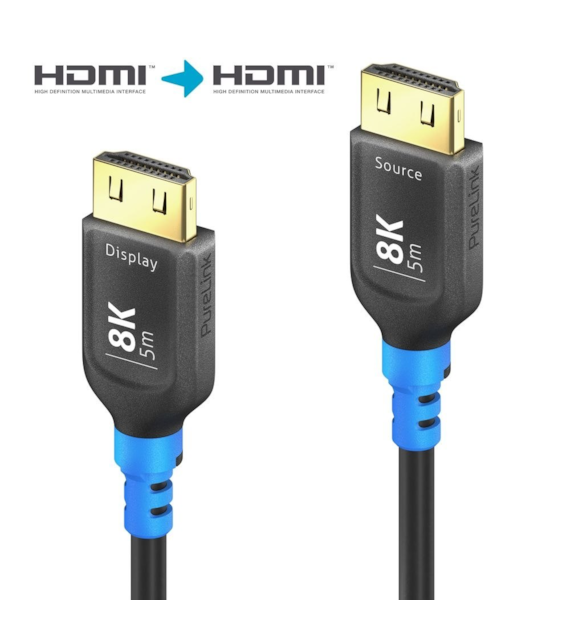 Purelink FlexInstall FIH150-050 kabel światłowodowy HDMI 2.1 8K 48Gbps 5,0m