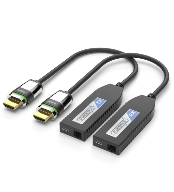PureLink FiberX FXP355 zestaw przedłużacza światłowodowego HDMI 4K 18Gbps do 1000m