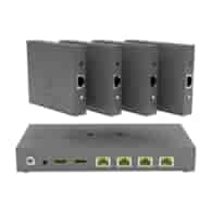 HDAnywhere HDA-250892 XTND 4K 40m TPC HDBaseT 18 Gbps HDR rozdzielacz HDMI po skrętce (1+4+1)