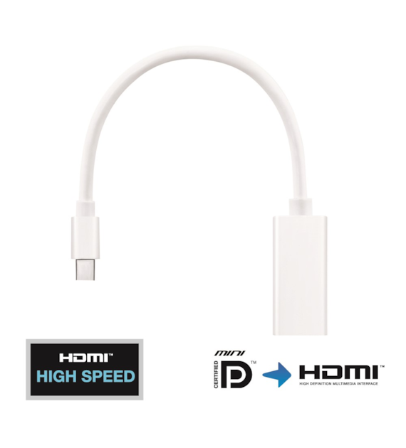 PureLink iSeries IS010 adapter Mini DisplyaPort/HDMI 0,1m