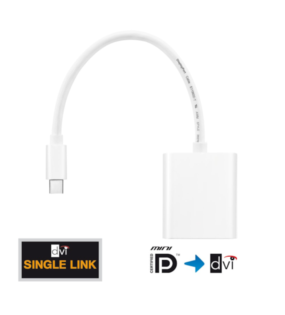 PureLink iSeries IS020 adapter Mini DisplayPort/DVI 0,1m