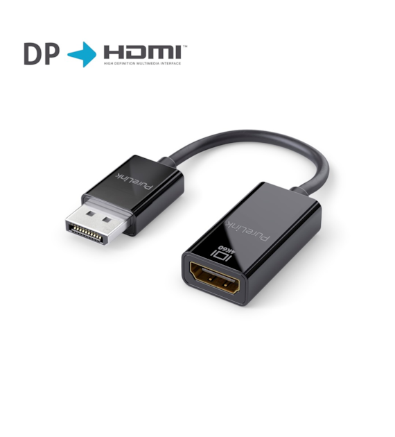 PureLink iSeries IS101 adapter DisplayPort/HDMI 4k@60Hz czarny