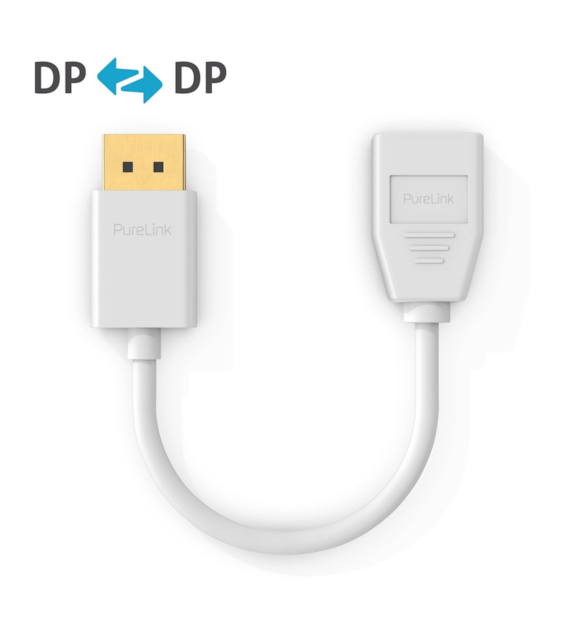 PureLink iSeries IS120 przedłużacz DisplayPort 4k@60Hz biały