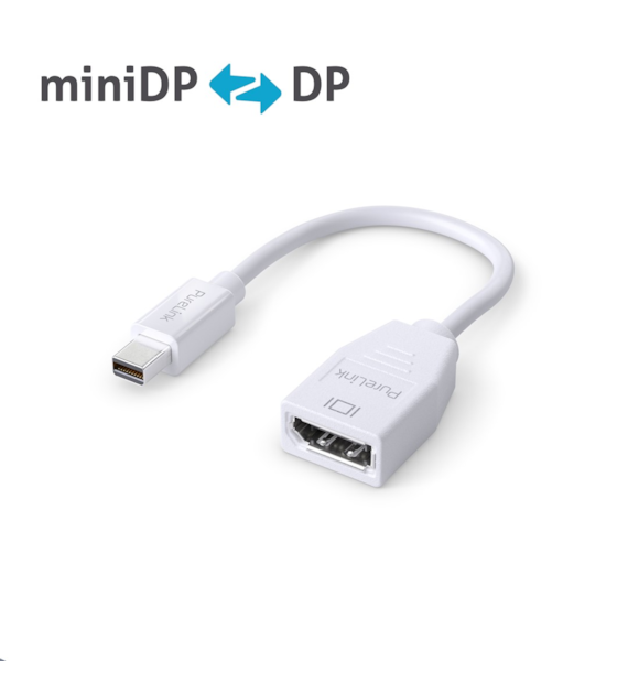 PureLink iSeries IS160 adapter mini DisplayPort/DisplayPort 4K biały