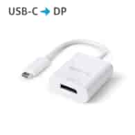 PureLink iSeries IS200 adapter USB-C/DisplayPort 4k@60Hz biały