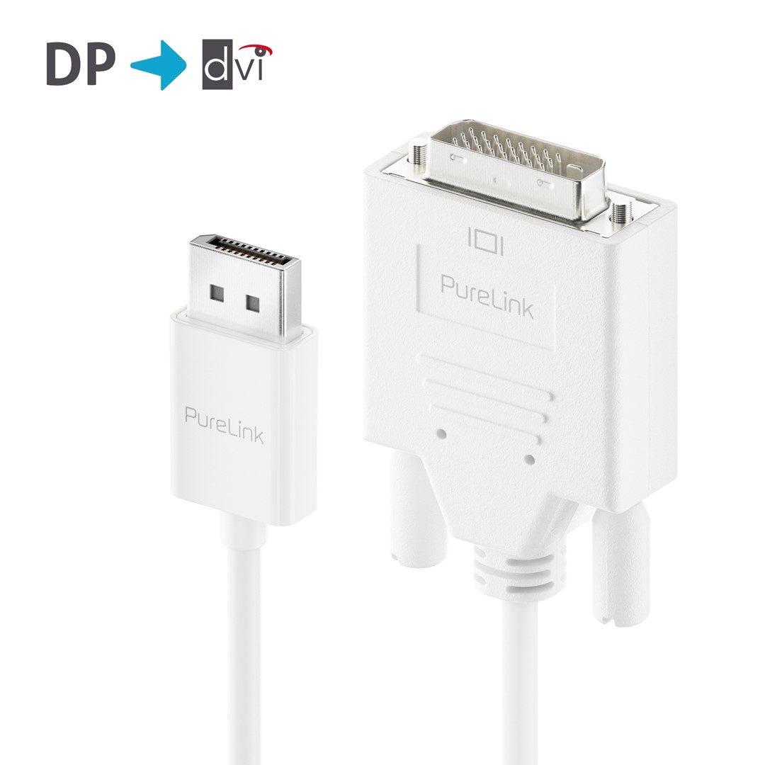 PureLink iSeries IS2010-020 aktywny kabel DisplayPort/DVI WUXGA 2,0m biały