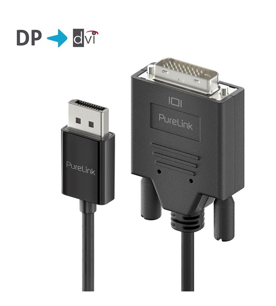 PureLink iSeries IS2011-015 aktywny kabel DisplayPort/DVI WUXGA 1,5m czarny