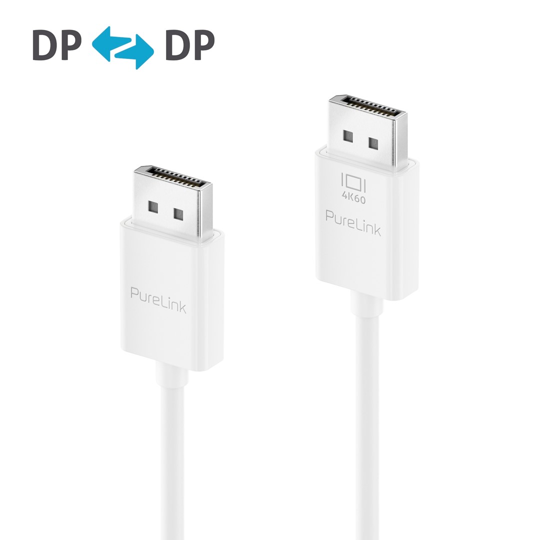 PureLink iSeries IS2020-015 dwukierunkowy kabel DisplayPort 4K@60Hz 1,5m biały