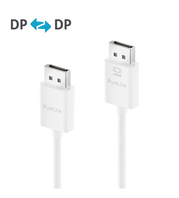 PureLink iSeries IS2020-030 dwukierunkowy kabel Premium DisplayPort 4K@60Hz 3,0m biały