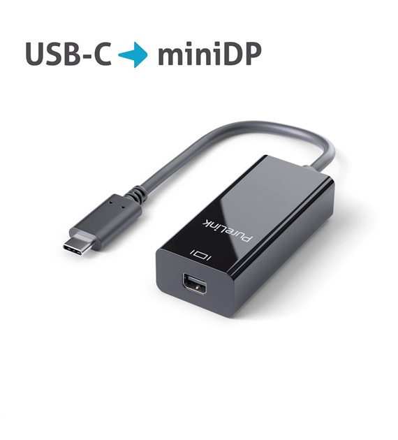 PureLink iSeries IS211 adapter 4K USB-C/Mini DisplayPort 4k@60Hz czarny