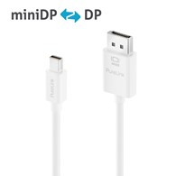 PureLink IS2120-030 iSeries dwukierunkowy kabel Premium mini DisplayPort/DisplayPort 4K@60Hz 3,0m biały