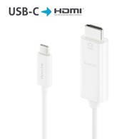 PureLink IS2200-010 iSeries kabel USB-C/HDMI 2.0 18Gbps 1,0m biały