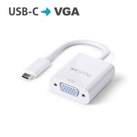 PureLink IS220 iSeries aktywny adapter Premium USB-C/VGA 0,1m  biały