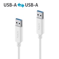 PureLink iSeries IS2410-005 kabel USB-A/USB-A 3.2(Gen 2x1) 10Gbps 0,5m biały