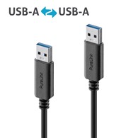 PureLink iSeries IS2411-005 kabel USB-A/USB-A 3.2(Gen 2x1) 10Gbps 0,5m czarny