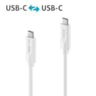PureLink iSeries IS2510-015 kabel USB-C/USB-C 3.1(Gen 2) 10Gbps 1,5m biały