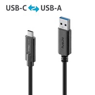 PureLink iSeries IS2611-005 kabel USB-C/USB-A 3.1(Gen 2) 10Gbps 0,5m czarny