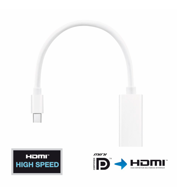 PureLink iSeries IS010 adapter Mini DisplyaPort/HDMI 0,1m