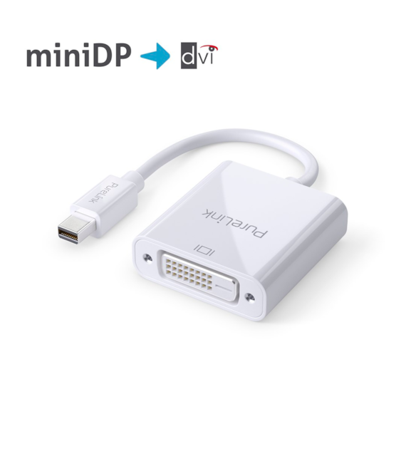 PureLink iSeries IS150 adapter mini DisplayPort/DVI 0,10m biały
